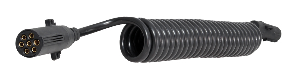 Aıklama: 7 Pin Black PE (Polyethilene) Electrical Cable with Aluminium Plugs